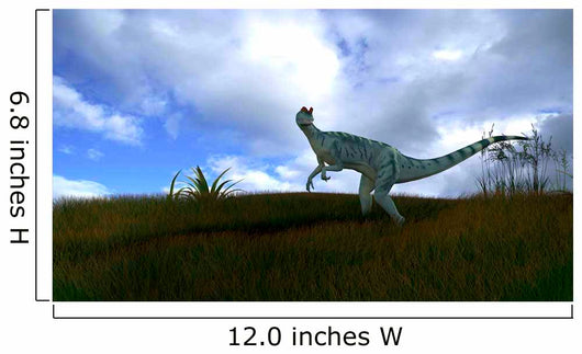 Dilophosaurus Grassy Field Wall Decal