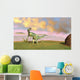 Dilophosaurus Hunting Open Field Wall Decal Design 2