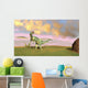 Dilophosaurus Hunting Open Field Wall Decal Design 2