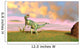 Dilophosaurus Hunting Open Field Wall Decal Design 2