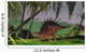 Kentrosaurus Walking through Field Wall Decal Design 1