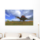 Spinosaurus Hunting Prehistoric Grasslands Wall Decal Design 2