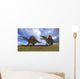 Two Spinosaurus Dinosaurs Hunting Wall Decal Design 2