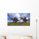 Two Spinosaurus Dinosaurs Hunting Wall Decal Design 2
