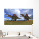 Two Spinosaurus Dinosaurs Hunting Wall Decal Design 2