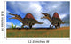 Two Spinosaurus Dinosaurs Hunting Wall Decal Design 2