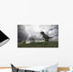 Tyrannosaurus Rex Hunting Open Wall Decal Design 3