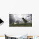 Tyrannosaurus Rex Hunting Open Wall Decal Design 3