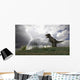Tyrannosaurus Rex Hunting Open Wall Decal Design 3