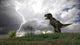 Tyrannosaurus Rex Hunting Open Wall Decal Design 3