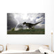 Tyrannosaurus Rex Hunting Open Wall Decal Design 2