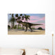 Tyrannosaurus Rex Hunting Tropical Wall Decal Design 3