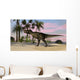 Tyrannosaurus Rex Hunting Tropical Wall Decal Design 3