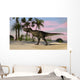 Tyrannosaurus Rex Hunting Tropical Wall Decal Design 3