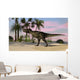 Tyrannosaurus Rex Hunting Tropical Wall Decal Design 3