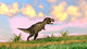 Tyrannosaurus Rex Hunting Open Wall Decal Design 1