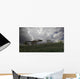 Utahraptor Running across Open Wall Decal Design 2