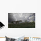 Utahraptor Running across Open Wall Decal Design 2