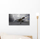 Utahraptor Running across Desert Wall Decal Design 2