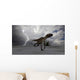 Utahraptor Running across Desert Wall Decal Design 2