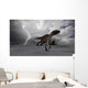 Utahraptor Running across Desert Wall Decal Design 2