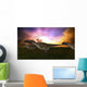 Three Utahraptors Running across Wall Decal Design 5