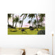 Two Gigantoraptors Running across Wall Decal Design 2