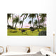 Two Gigantoraptors Running across Wall Decal Design 2