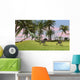Dilophosaurus Chasing Two Gigantoraptors Wall Decal