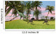 Dilophosaurus Chasing Two Gigantoraptors Wall Decal