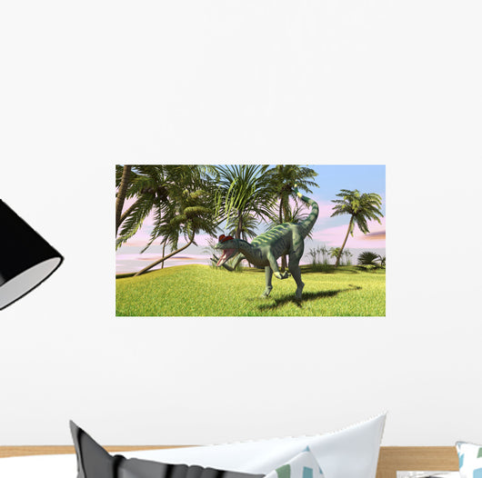 Dilophosaurus Hunting Field for Wall Decal Design 3