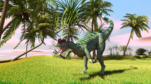 Dilophosaurus Hunting Field for Wall Decal Design 3
