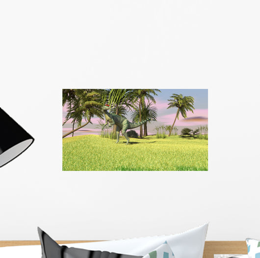 Dilophosaurus Hunting Field for Wall Decal Design 2