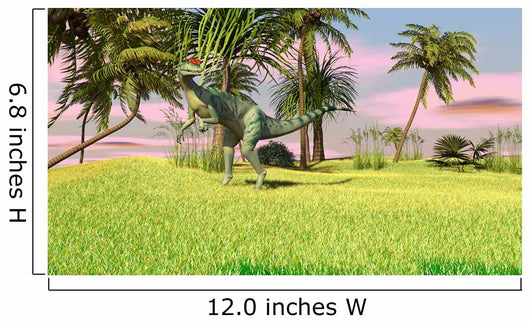 Dilophosaurus Hunting Field for Wall Decal Design 2