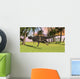 Ceratosaurus Running across Field Wall Decal Design 3