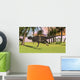 Ceratosaurus Running across Field Wall Decal Design 3