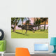 Ceratosaurus Running across Field Wall Decal Design 3