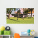 Ceratosaurus Running across Field Wall Decal Design 3
