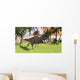 Ceratosaurus Running across Field Wall Decal Design 1