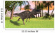 Ceratosaurus Running across Field Wall Decal Design 1
