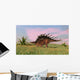 Kentrosaurus Walking across Prehistoric Wall Decal Design 7