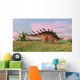 Kentrosaurus Walking across Prehistoric Wall Decal Design 6