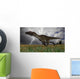 Utahraptor Running across Open Wall Decal Design 1