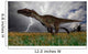 Utahraptor Running across Open Wall Decal Design 1