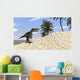 Monolophosaurus Running along Shore Wall Decal