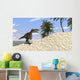 Monolophosaurus Running along Shore Wall Decal