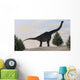Large Brachiosaurus amongst Pine Wall Decal
