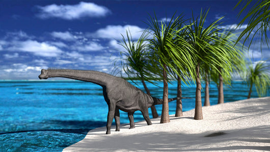 Large Brachiosaurus Shoreline Wall Decal