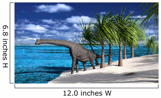 Large Brachiosaurus Shoreline Wall Decal