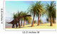 Large Brachiosaurus Grazing Wall Decal Design 4